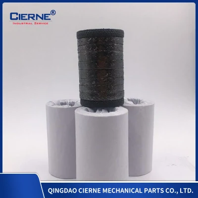 Inconel Wire Reinforced Graphite Fiber Molded Packing Ring Carbon Fiber Packing
