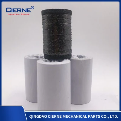 PTFE Graphite Fiber Gland Packing for Pumps Security Seal with Oil Graphite Fiber Packing