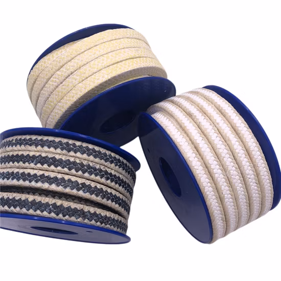 China High Temperature Resistance Gland Packing Security Seal Aramid Fiber Gland Packing with PTFE Emulsion