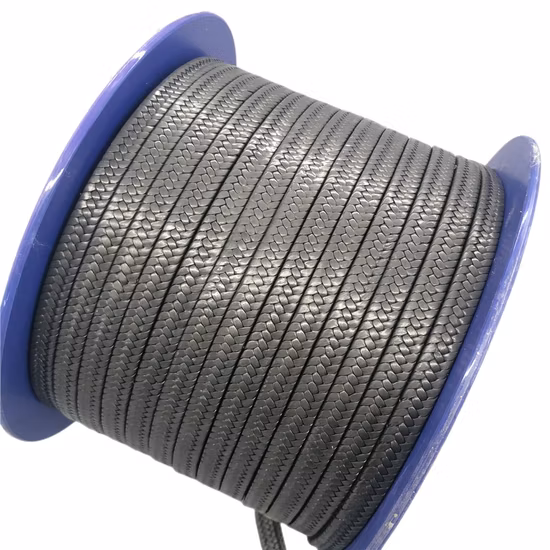 Factory Price Braided Black Graphite PTFE Gland Packing