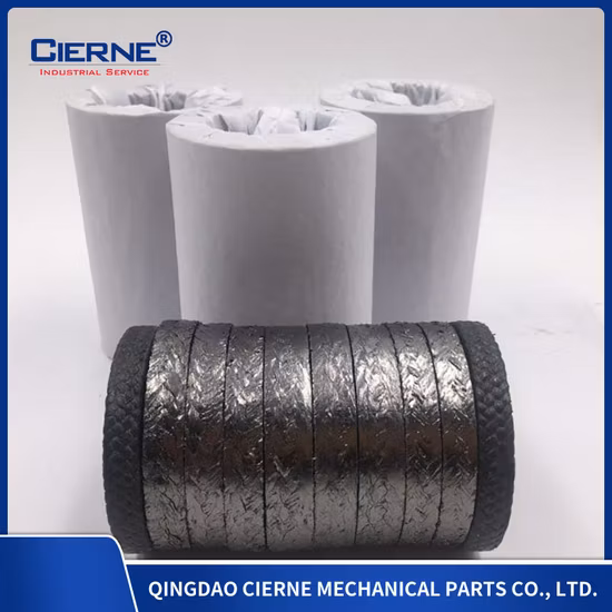 Inconel Wire Reinforced Graphite Fiber Molded Packing Ring Carbon Fiber Packing