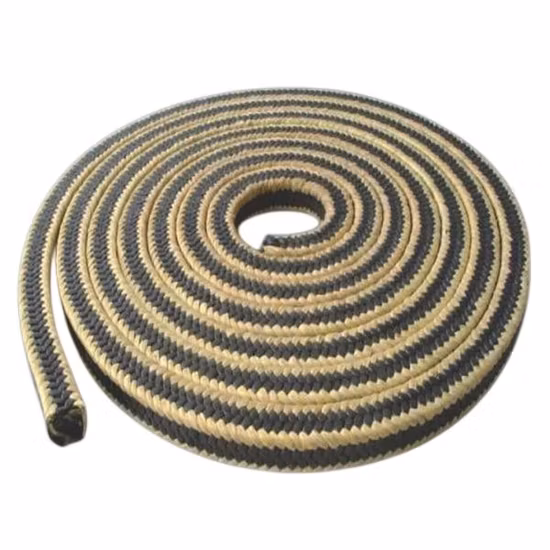 High Performance Graphite PTFE Impregnated Kevlar Aramid Fiber Packing